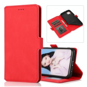 For Huawei P40 Pro Retro Magnetic Closing Clasp Horizontal Flip Leather Case with Holder & Card Slots & Photo Frame & Wallet(Red) (OEM)