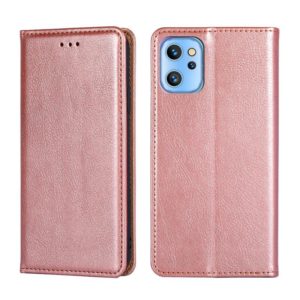 For UMIDIGI A13 / A13 Pro / A13S Pure Color Magnetic Leather Phone Case(Rose Gold) (OEM)
