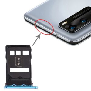 SIM Card Tray + NM Card Tray for Huawei P40 (Blue) (OEM)