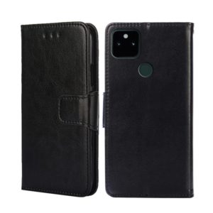 For Google Pixel 5A Crystal Texture Leather Phone Case(Black) (OEM)