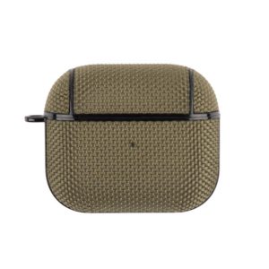 Nylon Waterproof Wireless Earphone Protective Case with Hook for AirPods 3(Olive Green) (OEM)