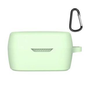 Wireless Earphone Silicone Protective Case with Hook for JBL T280TWS X(Matcha Green) (OEM)