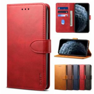 For Samsung Galaxy A42 5G GUSSIM Business Style Horizontal Flip Leather Case with Holder & Card Slots & Wallet(Red) (GUSSIM) (OEM)