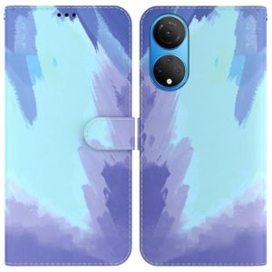 For Honor X7 Watercolor Pattern Horizontal Flip Leather Phone Case(Winter Snow) (OEM)