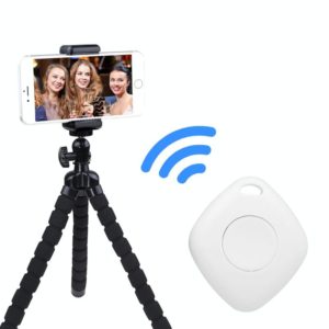 3 PCS Bluetooth Remote Control Diamond-Shaped Selfie Mobile Phone Camera Remote Control(White) (OEM)