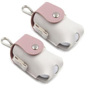 Splicing Leather Portable Mini Golf Protective Bag(Pink) (OEM)