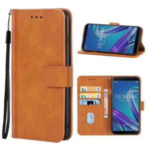 Leather Phone Case For Asus Zenfone Max Pro ZB602KL(Brown) (OEM)