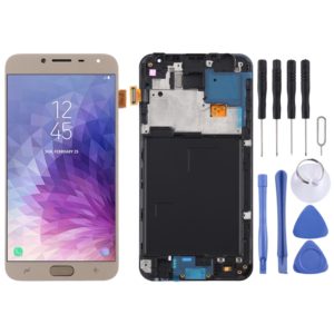 TFT LCD Screen for Galaxy J4 J400F/DS Digitizer Full Assembly with Frame (Gold) (OEM)