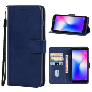 For Tecno Pop 2 Pro Leather Phone Case(Blue) (OEM)