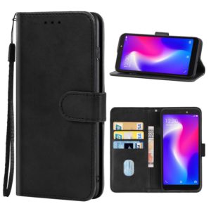 Leather Phone Case For Itel S33(Black) (OEM)
