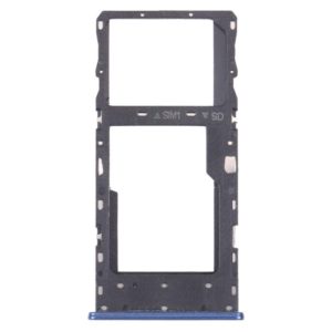 SIM Card Tray + Micro SD Card Tray for TCL Plex T780H(Blue) (OEM)