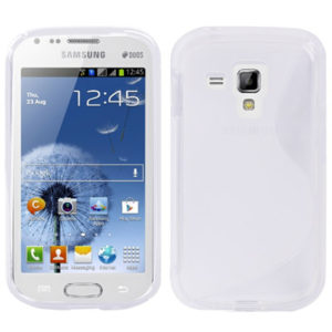 S Line TPU Protection Case for Galaxy Trend Duos / S7562(Transparent) (OEM)