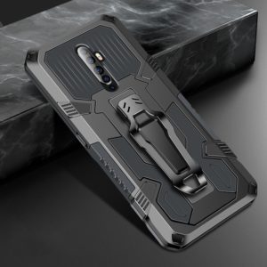 For OPPO Reno2 F Machine Armor Warrior Shockproof PC + TPU Protective Case(Gray) (OEM)