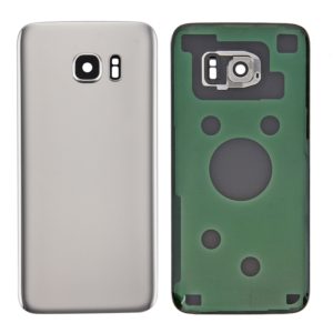For Galaxy S7 Edge / G935 Original Battery Back Cover with Camera Lens Cover (Silver) (OEM)