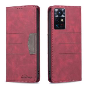 For Infinix Zero X Neo Magnetic Splicing Leather Phone Case(Red) (OEM)