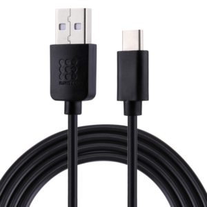 HAWEEL 1m USB-C / Type-C to USB 2.0 Data & Charging Cable(Black) (OEM)