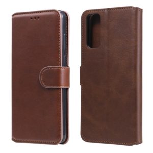 For vivo Y20 / Y20i Classic Calf Texture PU + TPU Horizontal Flip Leather Case, with Holder & Card Slots & Wallet(Brown) (OEM)