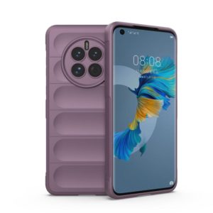 For Huawei Mate 50 Magic Shield TPU + Flannel Phone Case(Purple) (OEM)