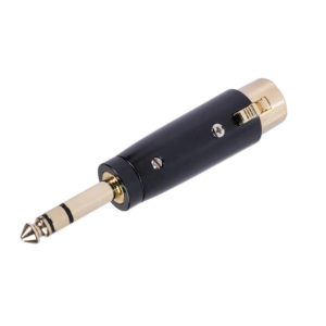 LZ1165G 6.35mm Stereo Male to XRL Female Audio Adapter Microphone Stereo Speaker Connector (OEM)