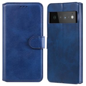 Classic Calf Texture PU + TPU Horizontal Flip Leather Case with Holder & Card Slots & Wallet For Google Pixel 6 Pro(Blue) (OEM)