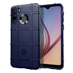 For Galaxy A21 Full Coverage Shockproof TPU Case(Blue) (OEM)