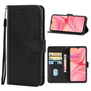 Leather Phone Case For Infinix Hot 10T / Hot 10s / Hot 10s NFC(Black) (OEM)
