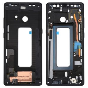For Galaxy Note 8 / N950 Front Housing LCD Frame Bezel Plate (Black) (OEM)