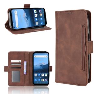 For Oukitel WP16 Skin Feel Calf Texture Card Slots Leather Phone Case(Brown) (OEM)