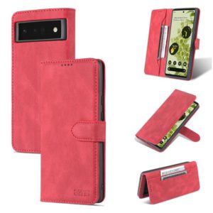 For Google Pixel 6 AZNS Dream Second Generation Skin Feel Horizontal Flip Phone Leather Case(Red) (AZNS) (OEM)