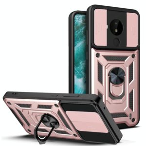 For Nokia C30 Sliding Camera Cover Design TPU+PC Phone Case(Rose Gold) (OEM)