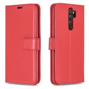 For Xiaomi Redmi Note 8 Pro Crazy Horse Texture Horizontal Flip Leather Case with Holder & Card Slots & Wallet & Photo Frame(Red) (OEM)