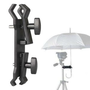 Outdoor Camera Umbrella Holder Clip Bracket Stand Clamp Photography Accessory (OEM)