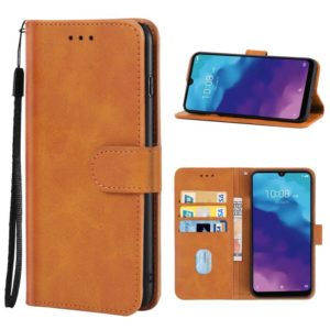 For ZTE A7 2020 Leather Phone Case(Brown) (OEM)