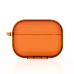 For Airpodspro3 Simple Fluorescent Solid Color Earphone Protective Sleeve(Orange) (OEM)