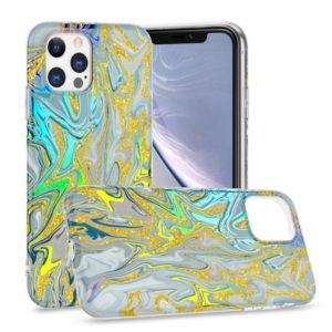 For iPhone 11 Pro Laser Glitter Watercolor Pattern Shockproof Protective Case (FD2) (OEM)