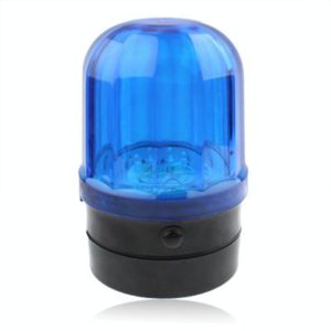 6-LED Flash Strobe Warning Light for Auto Car with Strong Magnetic Base (Blue + Black) (OEM)