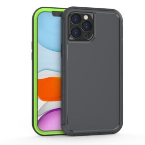 For iPhone 12 Pro 360 All-inclusive Shockproof Precise Hole PC + TPU Protective Case(Grey) (OEM)