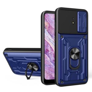 For Nokia C10 Sliding Camshield Card Phone Case(Blue) (OEM)
