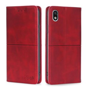 For Sony Xperia ACE III Cow Texture Magnetic Horizontal Flip Leather Phone Case(Red) (OEM)