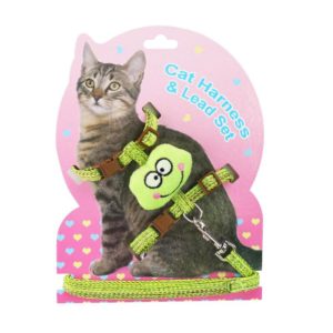 Comfortable Adjustable Anti-Escape Cat Leash, Size: S(Green) (OEM)