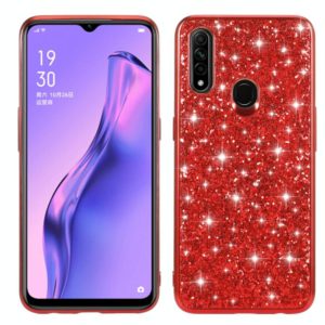 For OPPO A8 / A31 Glitter Powder Shockproof TPU Protective Case(Red) (OEM)
