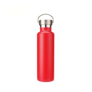 304 Vacuum Stainless Steel Vacuum Flask Double-Layer Large-Capacity Outdoor Water Bottle Mountaineering Sports Bottle, Capacity: 500ml(Red) (OEM)