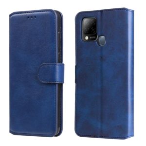 For Infinix Hot 10s Classic Calf Texture PU + TPU Horizontal Flip Leather Case with Holder & Card Slots & Wallet(Blue) (OEM)