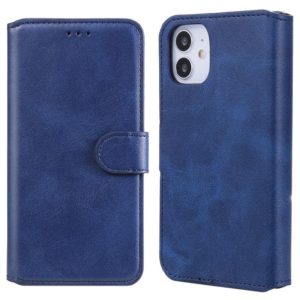 For iPhone 12 mini Classic Calf Texture PU + TPU Horizontal Flip Leather Case, with Holder & Card Slots & Wallet(Blue) (OEM)