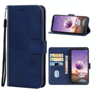 Leather Phone Case For LG Q Stylo 4(Blue) (OEM)