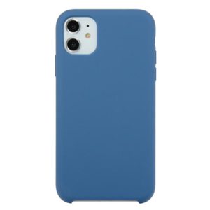 For iPhone 11 Solid Color Solid Silicone Shockproof Case (Ice Blue) (OEM)