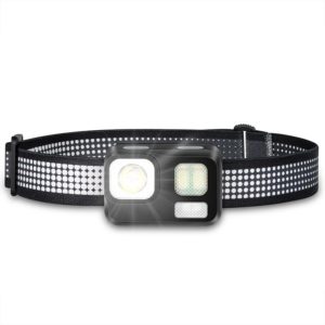 B29-1 Mini Camera COB Headlight Running Waterproof Outdoor Headlight(Black) (OEM)
