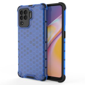 For OPPO A94 Shockproof Honeycomb PC + TPU Case(Blue) (OEM)