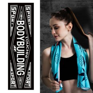 Fitness Cold Towel Outdoor Sports Cooling Quick-Drying Towel, Size: 100 x 30cm(Lightning) (OEM)