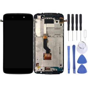 OEM LCD Screen for Alcatel One Touch Idol 3 4.7 LTE / 6039 Digitizer Full Assembly with Frame(Black) (OEM)